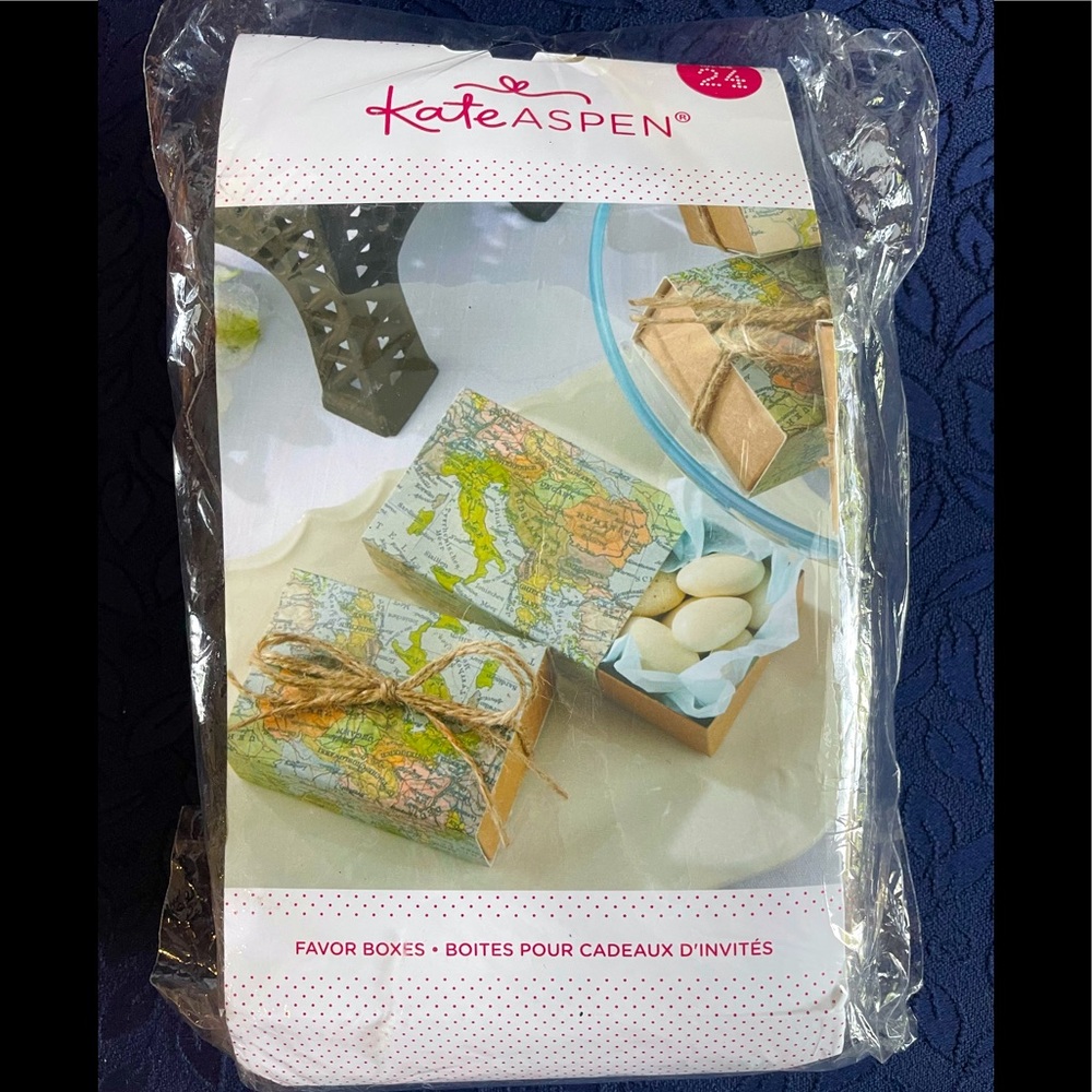 Travel-themed Party Favor Boxes
